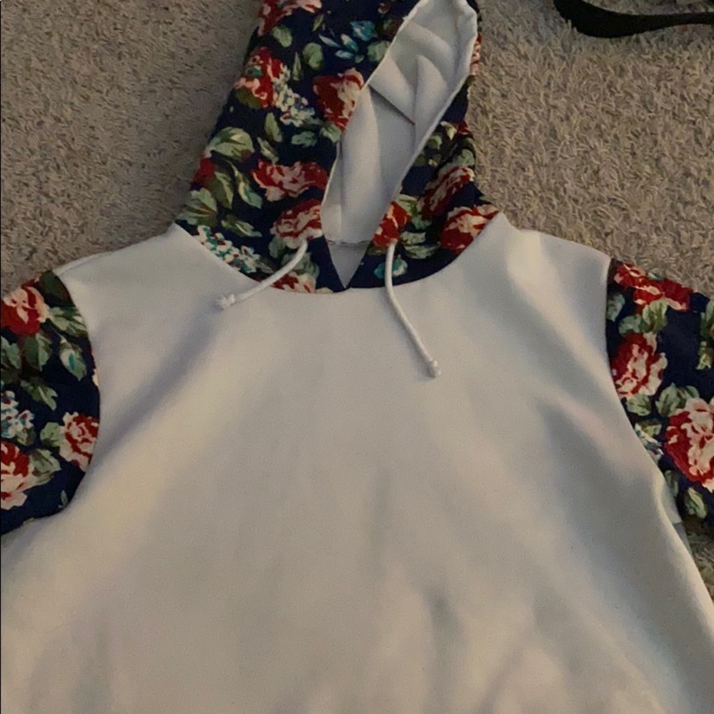 Floral hoodie
